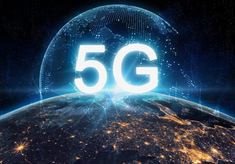 concept of future technology 5G network wireless systems and internet of things